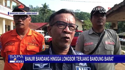 Banjir dan Longsor Melanda Bandung Barat, BPDB: 9 Orang Hilang Masih Dalam Pencarian