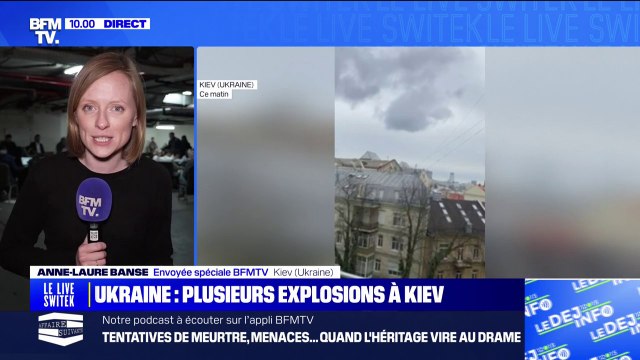 Guerre en Ukraine: plusieurs explosions ont été entendues à Kiev