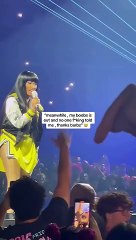 Nicki Minaj : Les s3ins de la rappeuse s'échappent lors de la tournée Pink Friday 2 (VIDEO)
