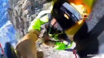 Cuneo, salvataggio in elicottero a 2.200 metri di due escursionisti