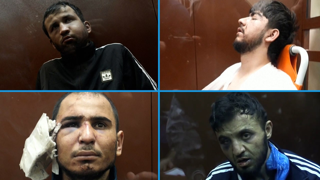 Attaque de Moscou : les quatre assaillants présumés placés en détention provisoire pour « terrorisme »