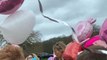 Balloon release for baby Skylar