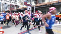 Runners Relax After Finishing Taiwan’s 2024 Matsu Beigan Ultra Marathon