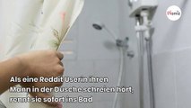 Schreie in der Dusche: Als die Frau ins Badezimmer stürzt, trifft sie der Schlag!