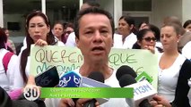 23-10-17 Medicos y empleados de Medimas protestan para pedir respuestas a su incertidumbre laboral
