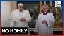 Pope Francis skips Palm Sunday homily