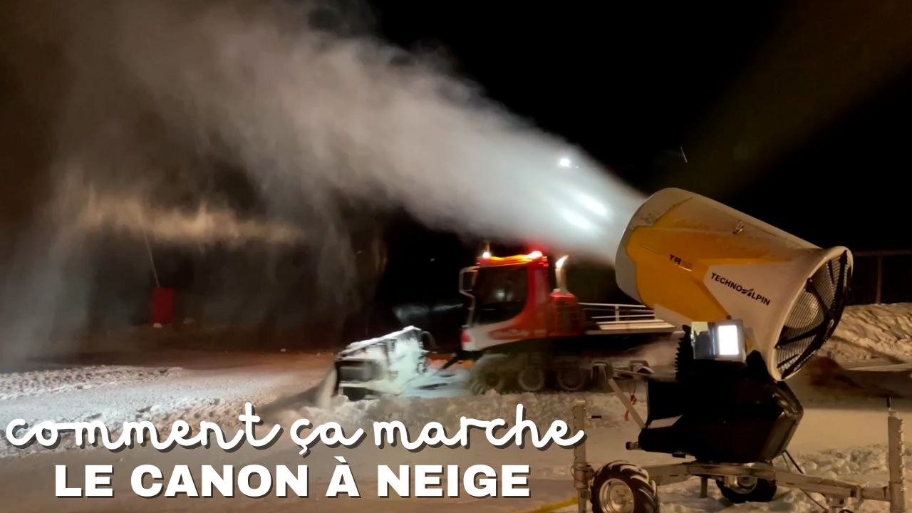 Comment ça marche les canons à neige