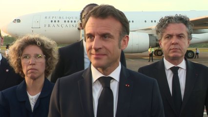 "Bâtir un nouveau cap": Emmanuel Macron s'exprime sur les objectifs de sa visite en Guyane