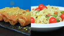 Salade de pâtes aux Légumes sautés, Briket Hlib - koujinetna haka Romdhan 3 EP 13