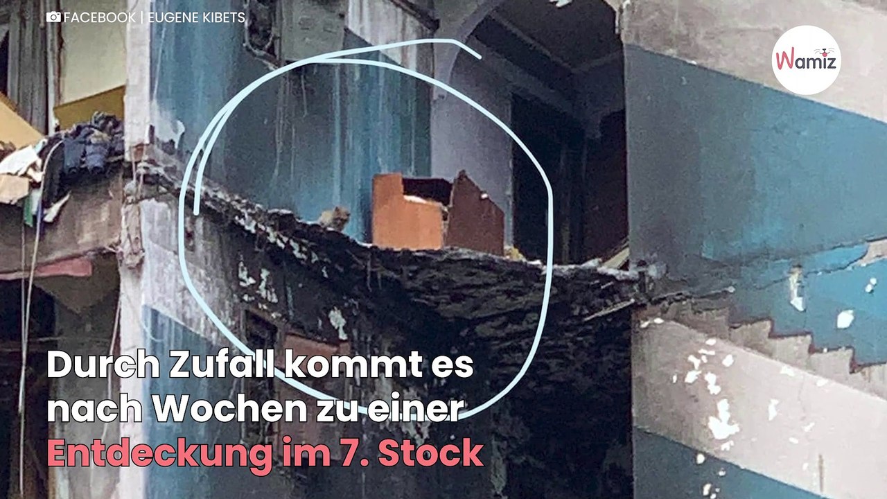 Komische Kiste an Hochhaus in Kiew gefunden: Sensationeller Fund!