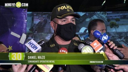 Pese a que se quemó mucha pólvora, policía alcanzó a incautar más de 100 kilos antes de la alborada