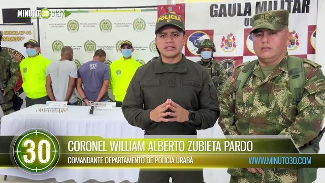 Capturan a dos cabecillas de las AGC Alias Chuki y alias Hueso