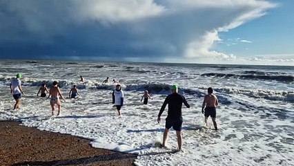 Brighton beach swim for imprisoned journalist Evan Gershkovich