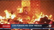 Tormentas eléctricas tocan tierra en las montañas y avivan los históricos incendios en #California