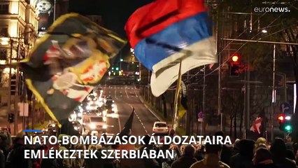 NATO-bombázások áldozataira emlékeztek Szerbiában