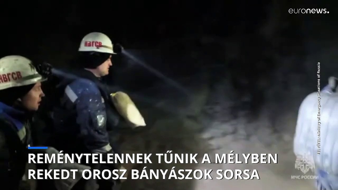Reménytelen a mélyben rekedt orosz bányászok sorsa