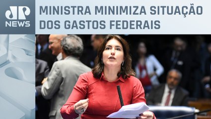 Simone Tebet celebra anúncio de bloqueio menor no Orçamento