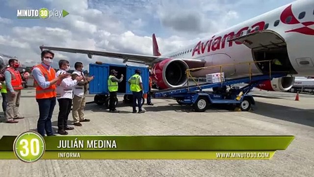 Drones, helicóptero y más de 200 uniformados custodiarán las vacunas contra el covid-19 que llegan a Medellín