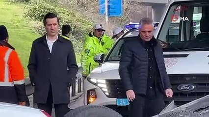 TEM Otoyolu’nda iki otomobile çarpan araç takla attı