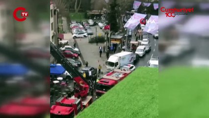 Bebek’te ünlü ve tarihi balık restoranında yangın paniği