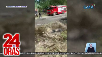 Ilang sakay ng pampasaherong van, patay nang salpukin ng truck; nagliyab pa | 24 Oras