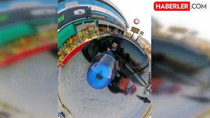 Trafikte kavga edecekken bir anda sarıldılar