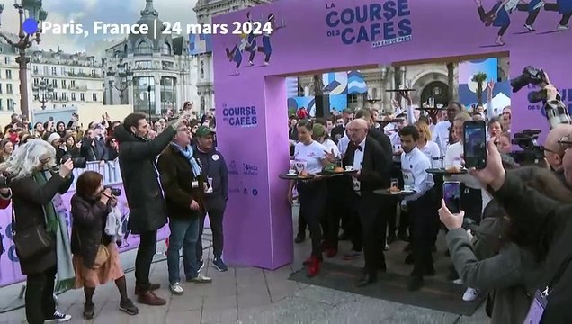 En attendant les JO, les garçons de café font la course à Paris