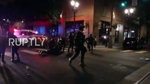 Arrestos durante manifestaciones BLM tras encontronazo con la policia en Portland
