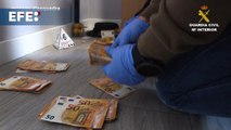 Desarticulan un grupo criminal que utilizaba billetes falsos para producir marihuana