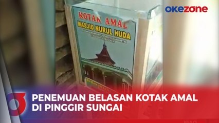 Descargar video: Geger Penemuan Belasan Kotak Amal di Pinggir Sungai Kota Blitar