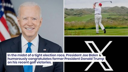 Biden Takes Dig At Trump's Golf Skills, Ex-President's Campaign Hits Back: 'Anything He Does Physically Is An Embarrassment'
