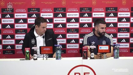 Rueda de prensa de Dani Carvajal