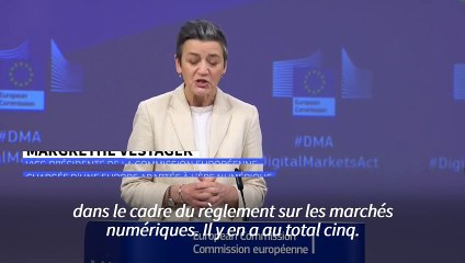 Concurrence: l'UE lance des procédures d'infraction contre Apple, Alphabet et Meta