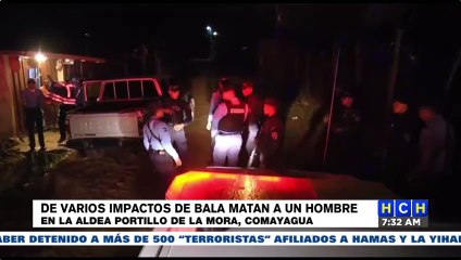 Tiroteado perece joven en una aldea de Comayagua