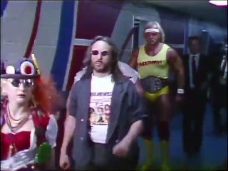 Hogan Enters at "The War to Settle the Score" (1985)