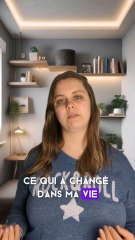 changement dans ma vie