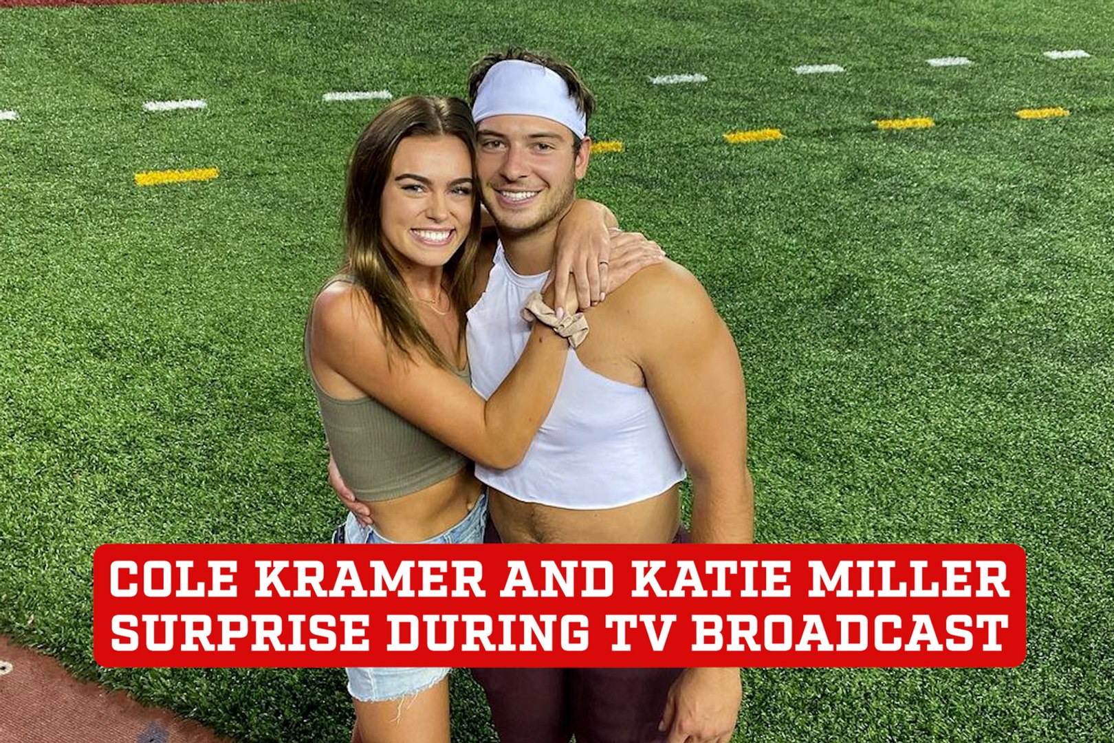 Cole Kramer and his fiancée Katie Miller steal the show during the