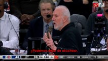 La imagen deportiva del año: Popovich le pide a su afición que deje de abuchear a Kahwi Leonard