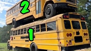 How+Many+School+Buses+Can+We+Stack%3F-(1080p)
