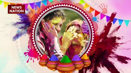 नेताओं पर चढ़ा होली का खुमार, अमित शाह ने लोगों के साथ खेली रंग और अबीर