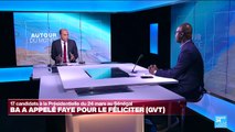 Sénégal : Amadou Ba appelle l'opposant Bassirou Diomaye Faye pour le 