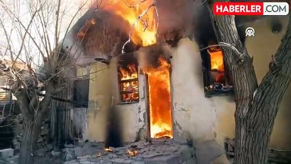 Beypazarı'nda çıkan yangında 3 çocuktan biri hayatını kaybetti