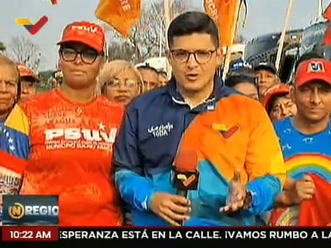 Aragüeños se movilizan a Caracas en apoyo de la candidatura del Pdte. Nicolás Maduro