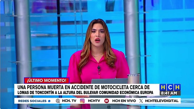 Motociclista pierde la vida a inmediaciones de Lomas de Toncontín