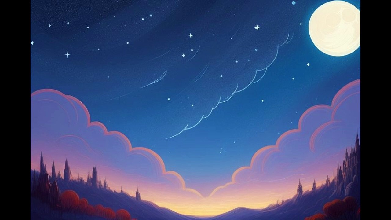 positive affirmations with a frequency noise (soothing, night, sleep)