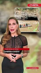 Días de frío, hambre y sed fue lo que vivió el joven que logró sobrevivir una semana en una caverna tras ser arrastrado por el río de Guanay