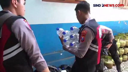 Rumah Produksi Miras Ilegal Terbesar di Malang Digerebek