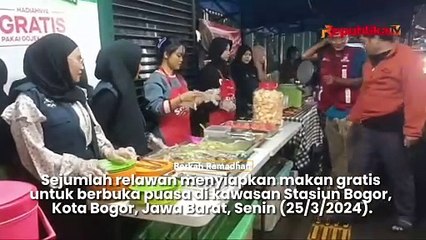 Berkah Ramadhan, Warung Seribu Cinta Bagikan Takjil dan Hidangan Berbuka Gratis