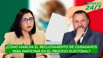 ¿Cómo marcha el reclutamiento de ciudadanos para participar en el proceso electoral?