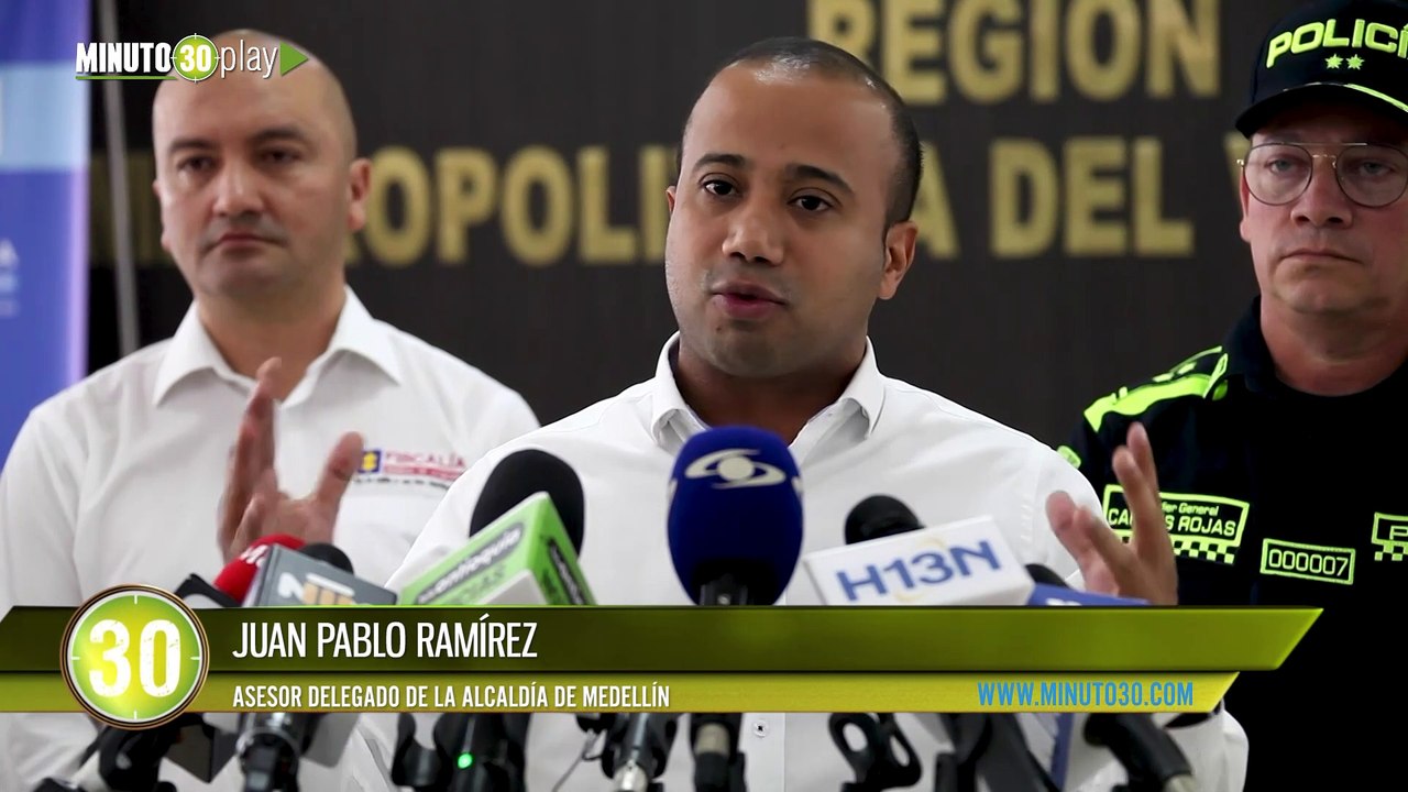 Megaoperativo en San Antonio de Prado. Capturaron a 17 sujetos que estarían extorsionando y vendiendo estupefacientes